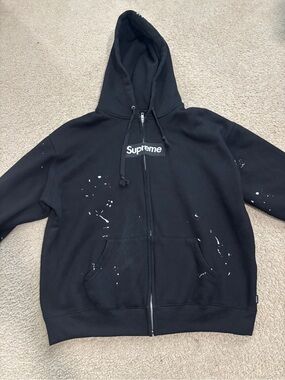 Black Zip-Up Hoodie Jacket Stylish